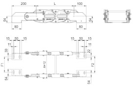 Brevetti Пластиковая кабельная цепь 319B