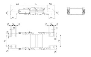 Brevetti Пластиковая кабельная цепь 319ZE