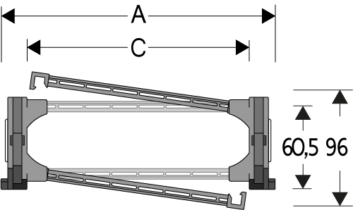 Brevetti Пластиковая кабельная цепь 60PU