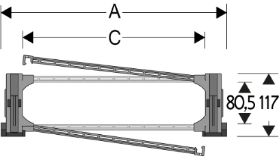 Brevetti Пластиковая кабельная цепь 80PU