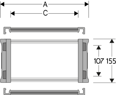 Brevetti Пластиковая кабельная цепь H110PA