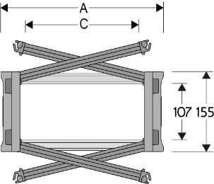 Brevetti Пластиковая кабельная цепь H110PC