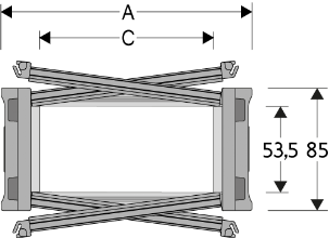 Brevetti Пластиковая кабельная цепь H57PC