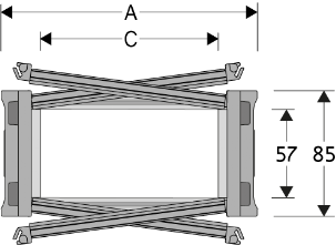 Brevetti Пластиковая кабельная цепь H57PN